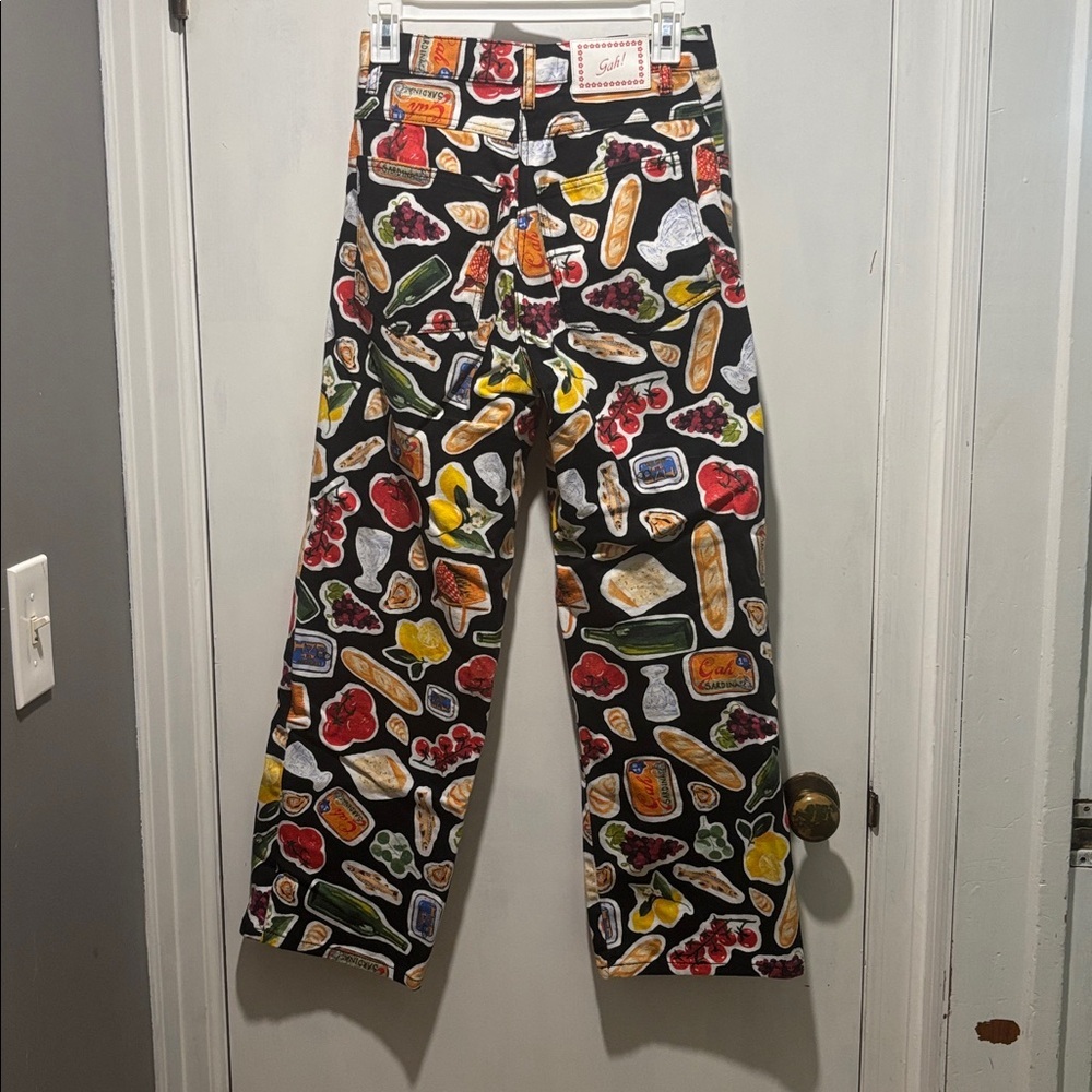 LISA SAYS GAH Robyn jeans Italian buon appetitto print - Picture 6 of 8